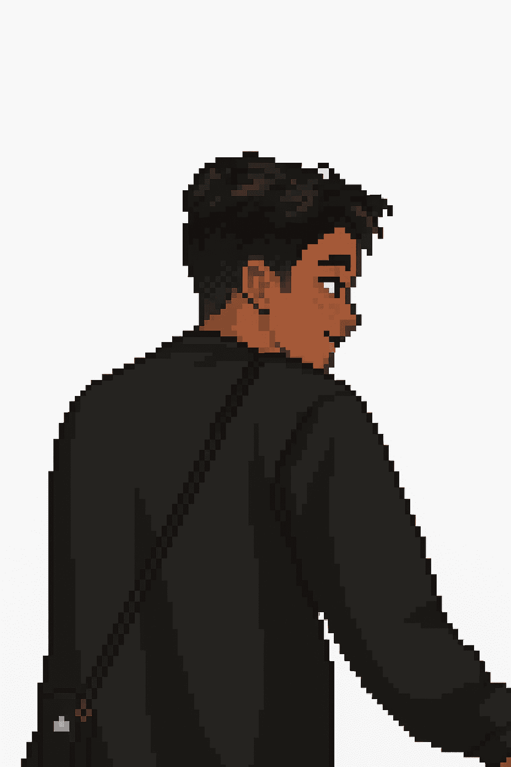 Sajal Shrestha pixel portrait